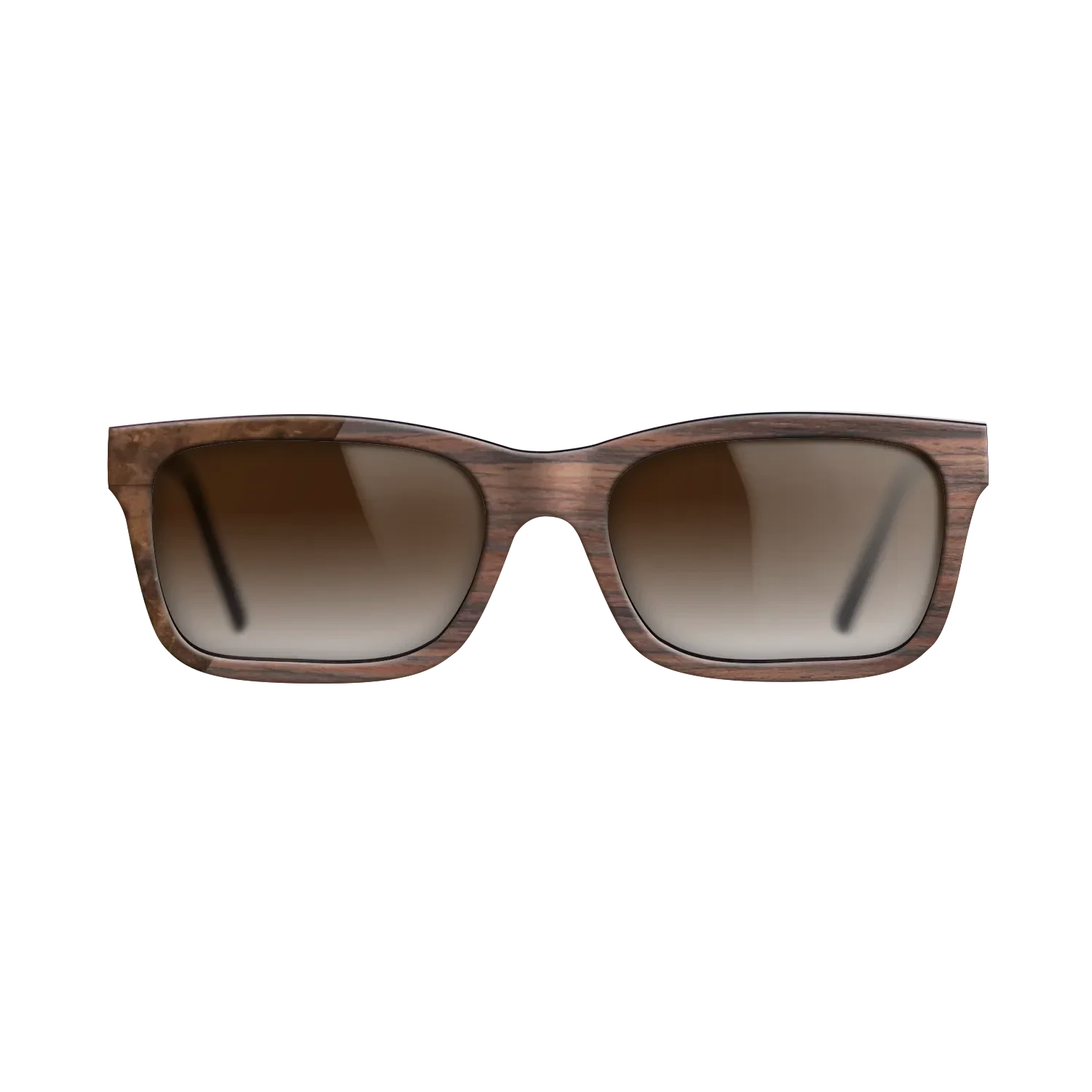 Rosewood Reconstituted,Walnut Burl: Binary - The Sage - Rectangle - SIRIS wood optic
