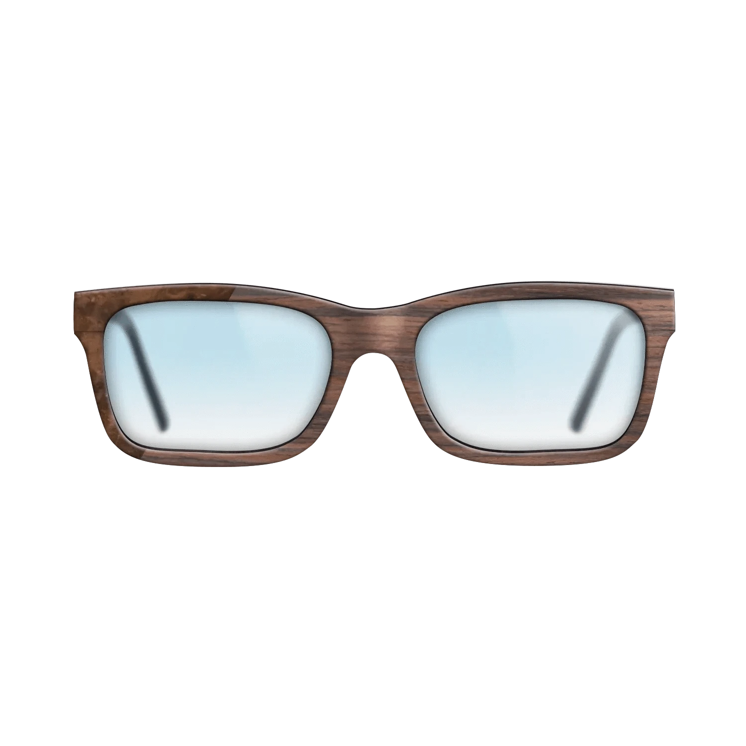 Rosewood Reconstituted,Walnut Burl: Binary - The Sage - Rectangle - SIRIS wood optic