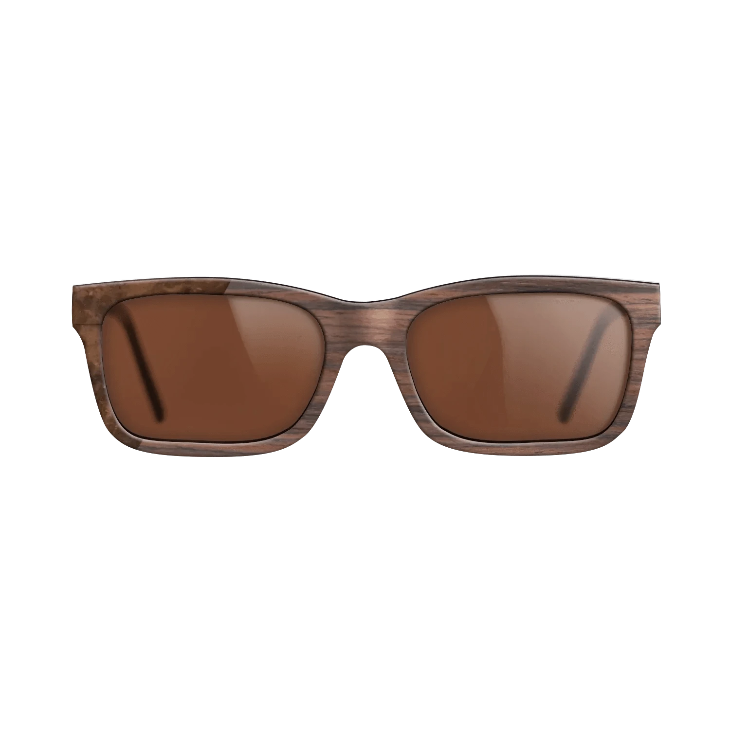 Rosewood Reconstituted,Walnut Burl: Binary - The Sage - Rectangle - SIRIS wood optic