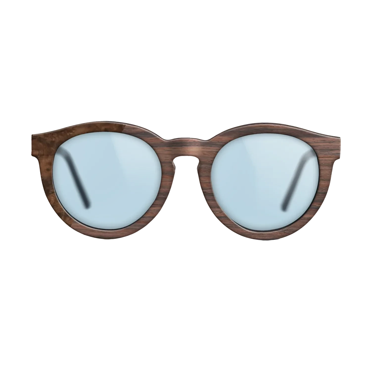 Rosewood Reconstituted,Walnut Burl: Binary - The Rebel - Round - SIRIS wood optic