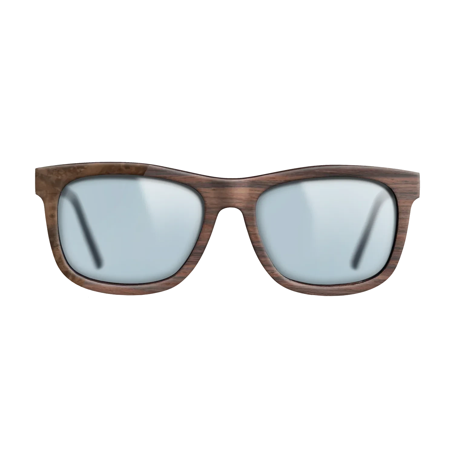 Rosewood Reconstituted,Walnut Burl: Binary - The Hero - Square - SIRIS wood optic