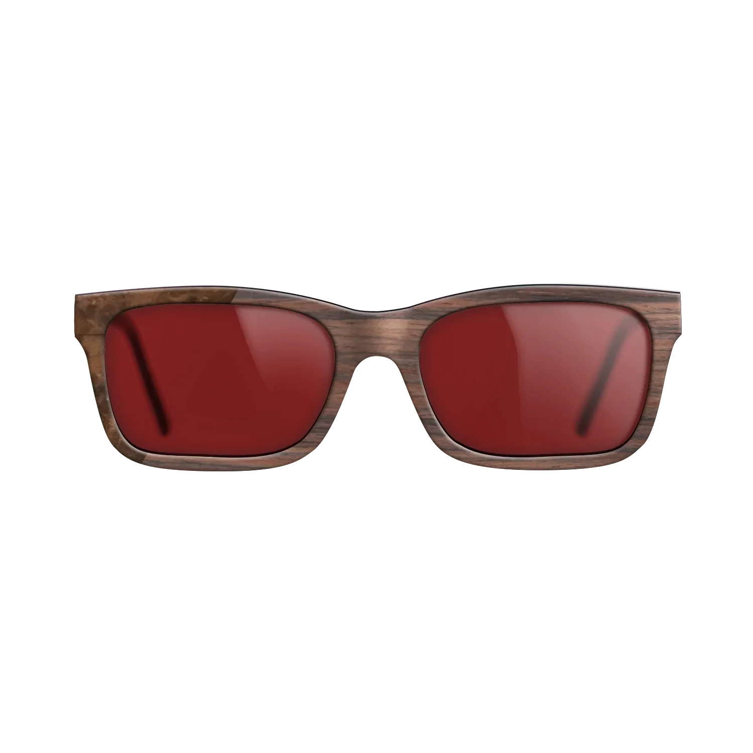 Rosewood Reconstituted,Walnut Burl: Binary - The Sage - Rectangle - SIRIS wood optic
