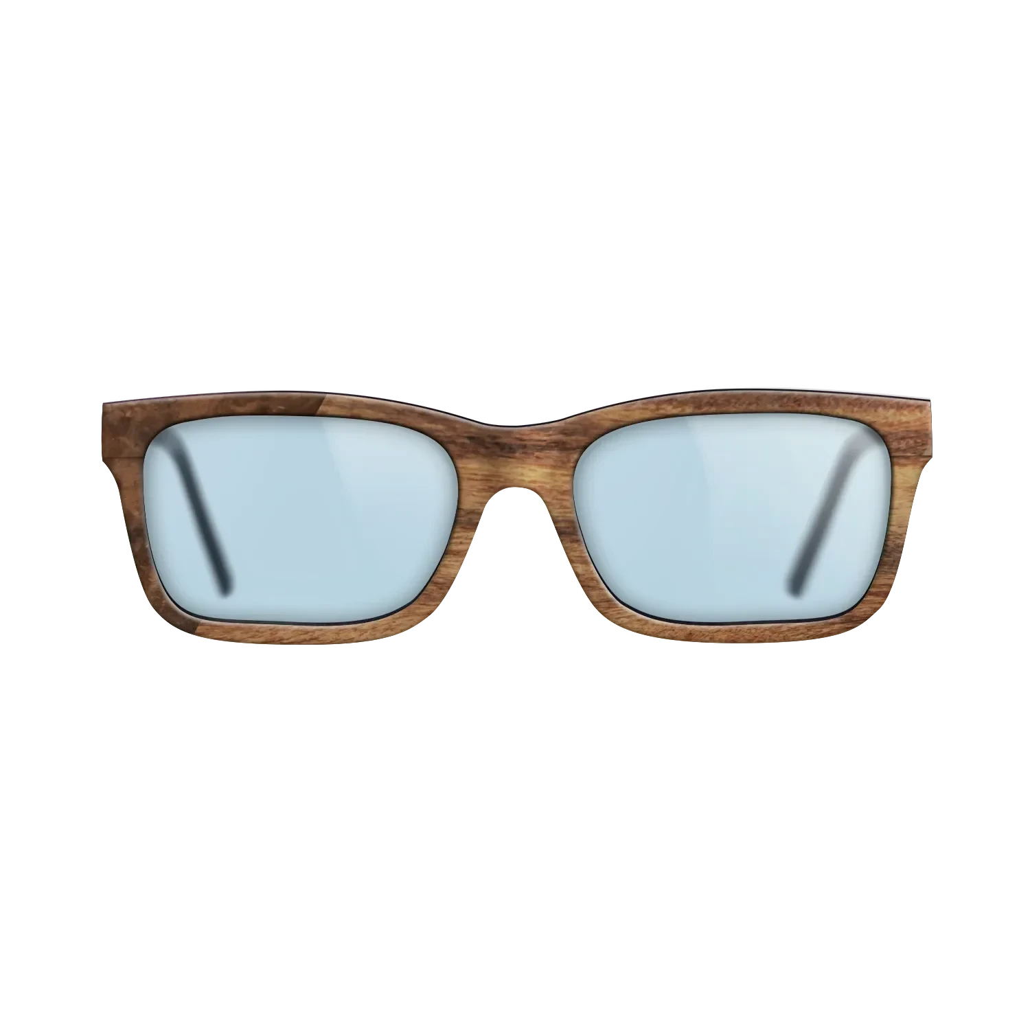 Walnut Burl,Santos Rosewood Light: Binary - The Sage - Rectangle - SIRIS wood optic