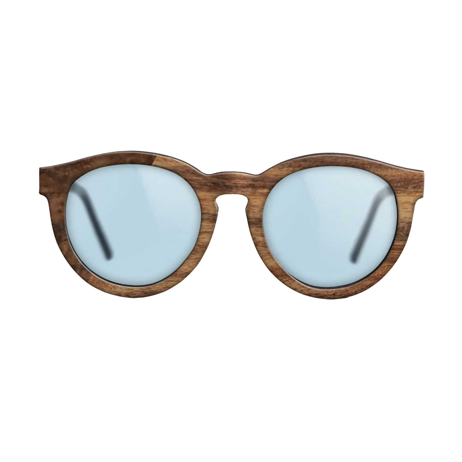 Walnut Burl,Santos Rosewood Light: Binary - The Rebel - Round - SIRIS wood optic