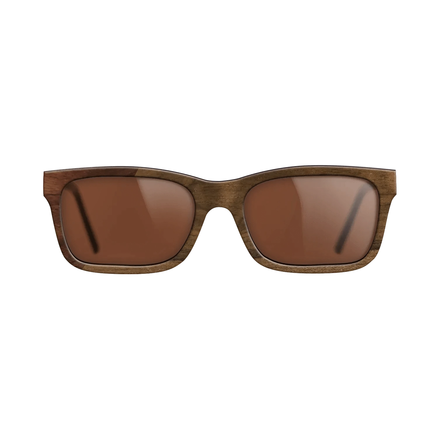 Ziricote Dark Quartered,Walnut Claro Dark: Binary - The Sage - Rectangle - SIRIS wood optic