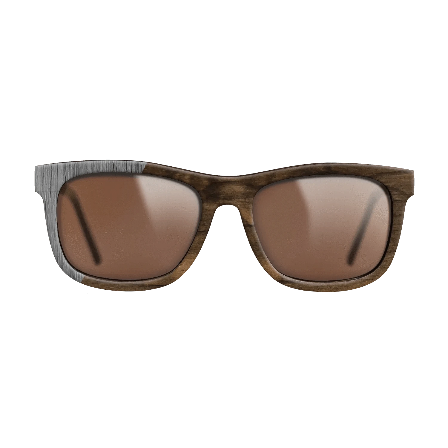 Ziricote Dark Quartered,Poplar Dyed: Grey: Binary - The Hero - Square - SIRIS wood optic