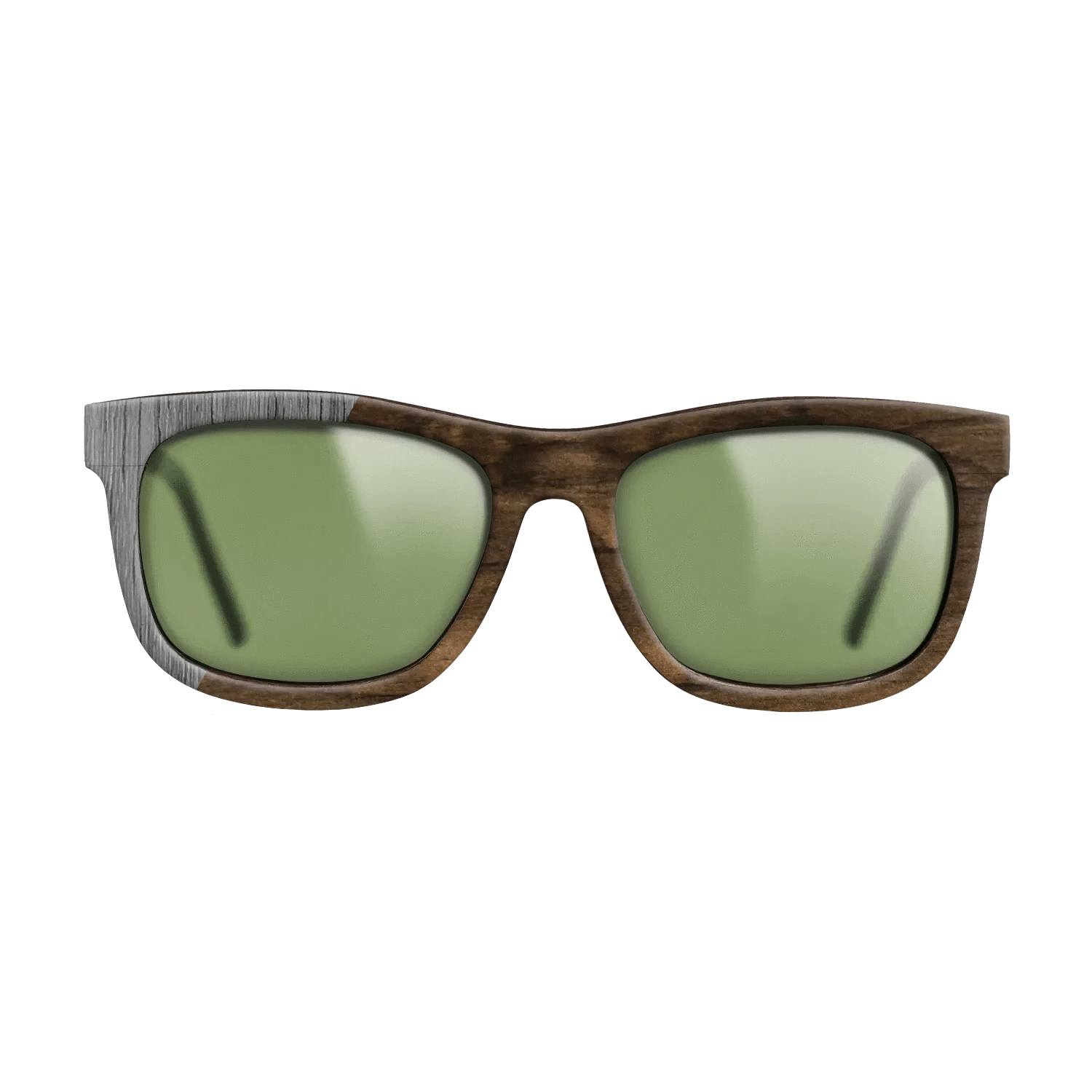 Ziricote Dark Quartered,Poplar Dyed: Grey: Binary - The Hero - Square - SIRIS wood optic