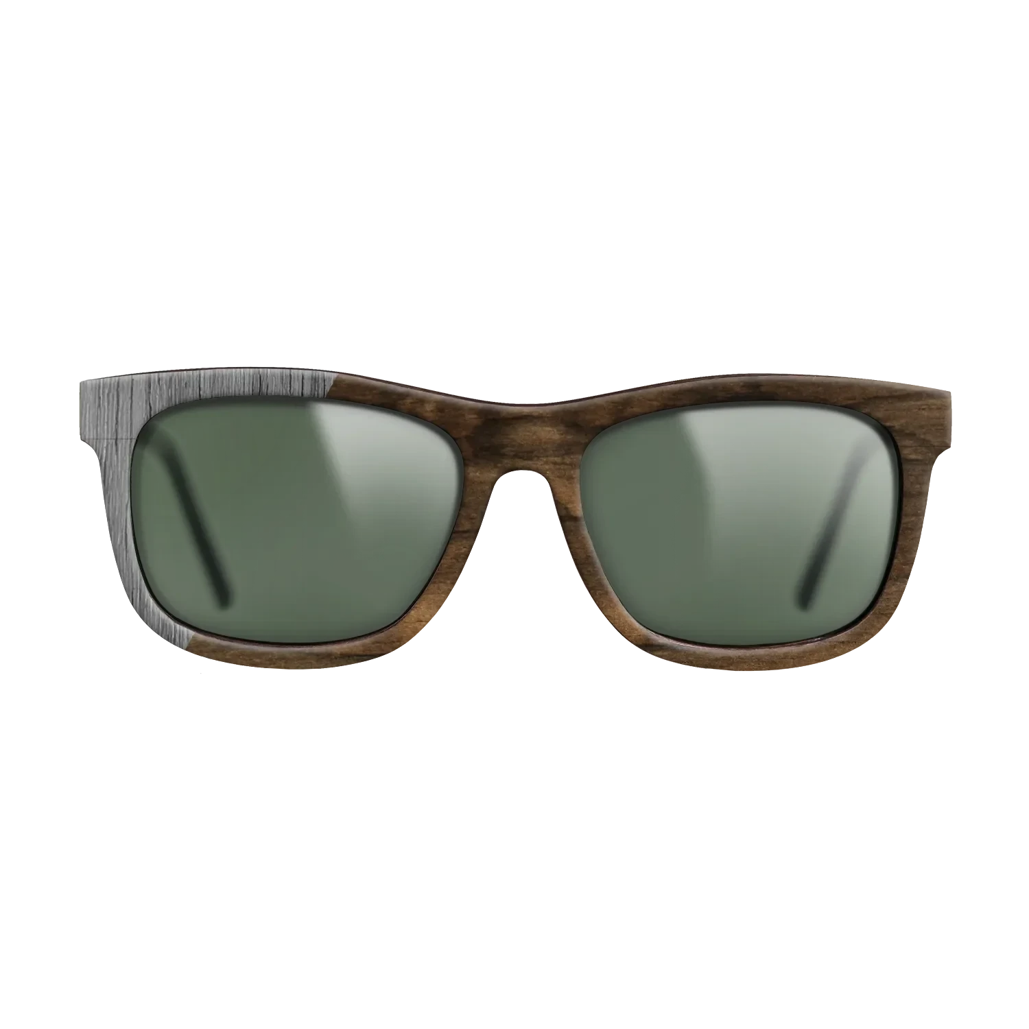 Ziricote Dark Quartered,Poplar Dyed: Grey: Binary - The Hero - Square - SIRIS wood optic