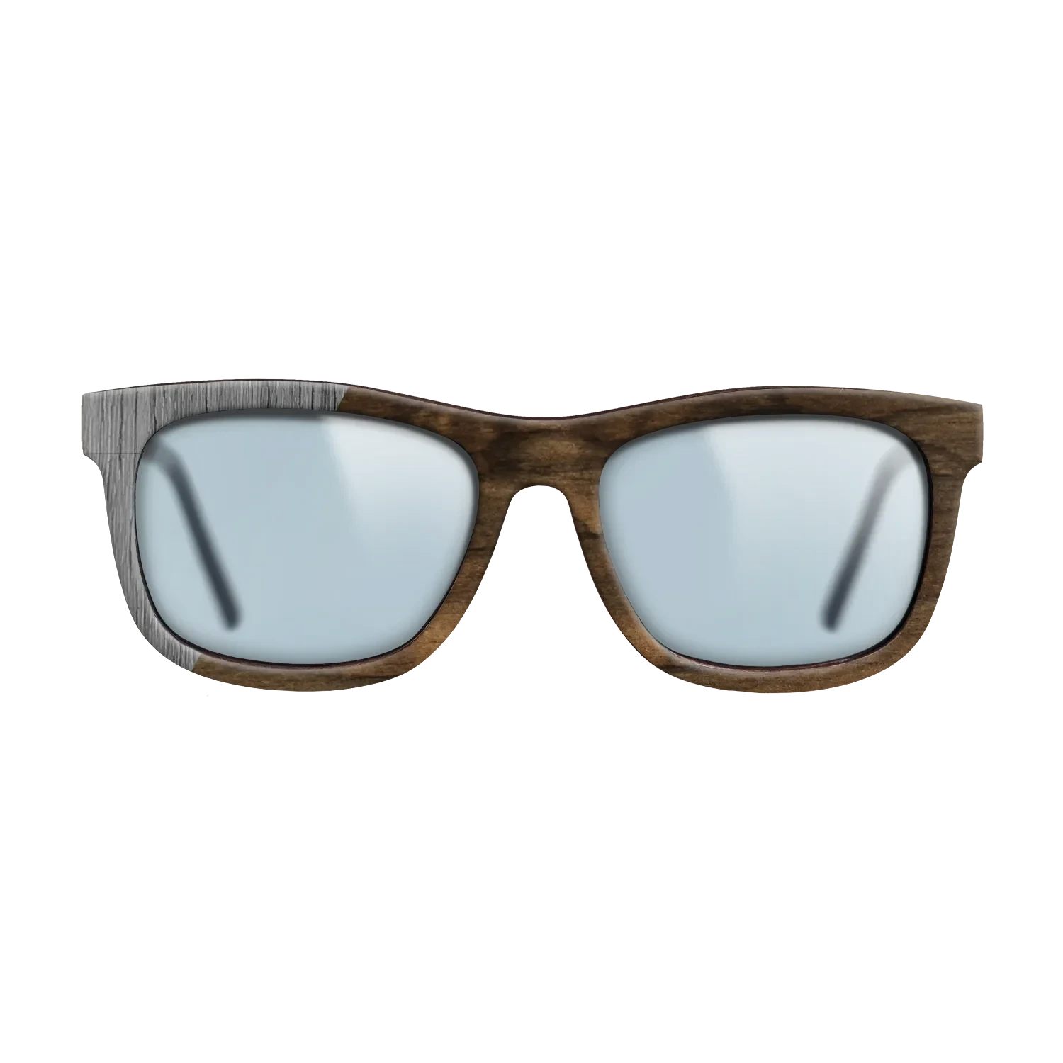 Ziricote Dark Quartered,Poplar Dyed: Grey: Binary - The Hero - Square - SIRIS wood optic