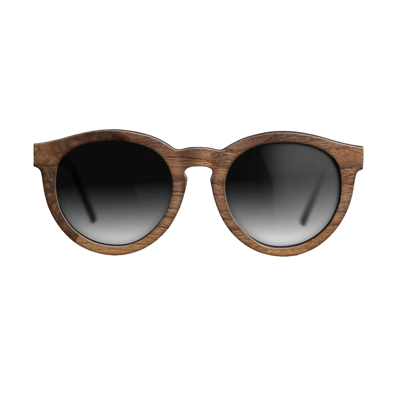Walnut Claro Light,Walnut Burl: Binary - The Rebel - Round - SIRIS wood optic