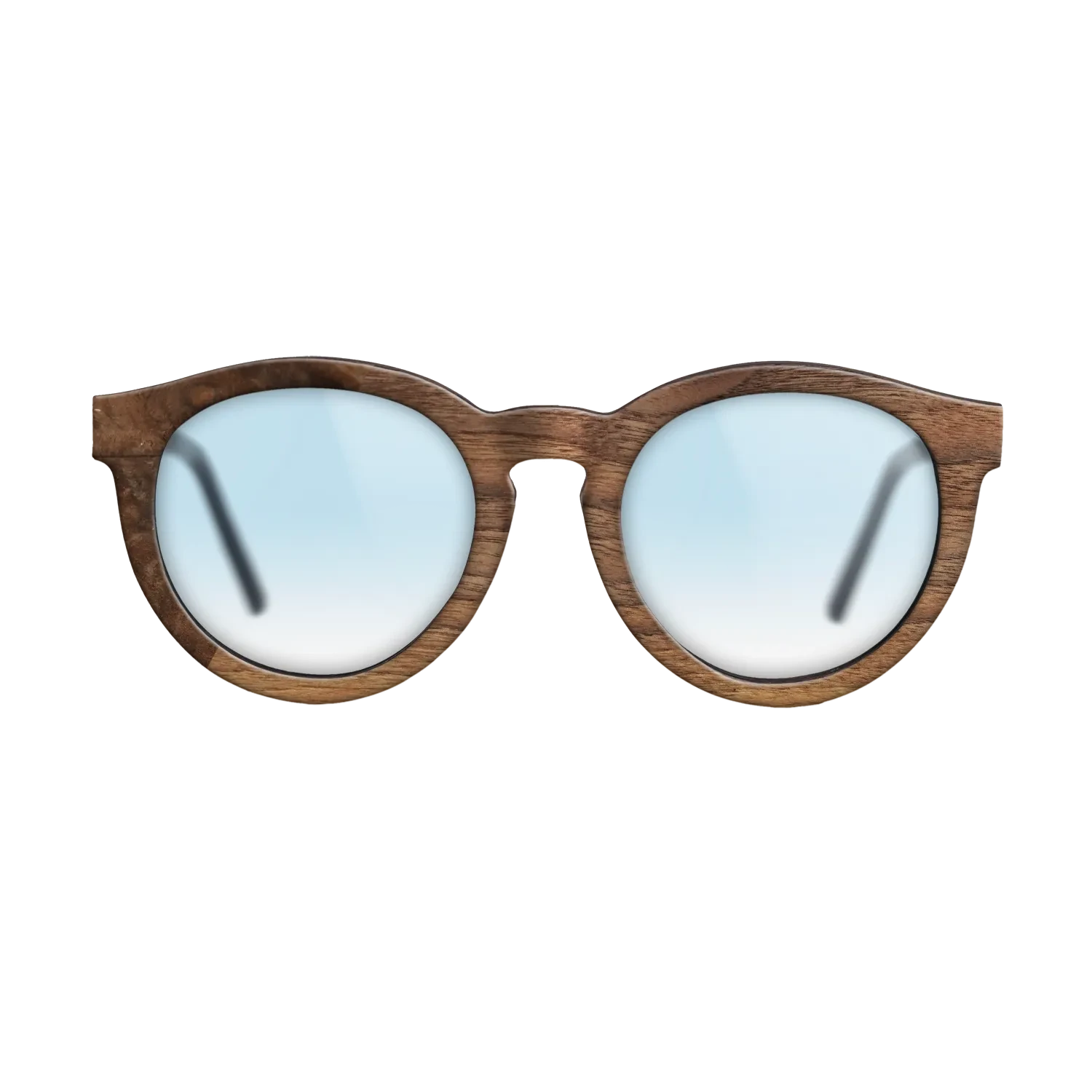 Walnut Claro Light,Walnut Burl: Binary - The Rebel - Round - SIRIS wood optic