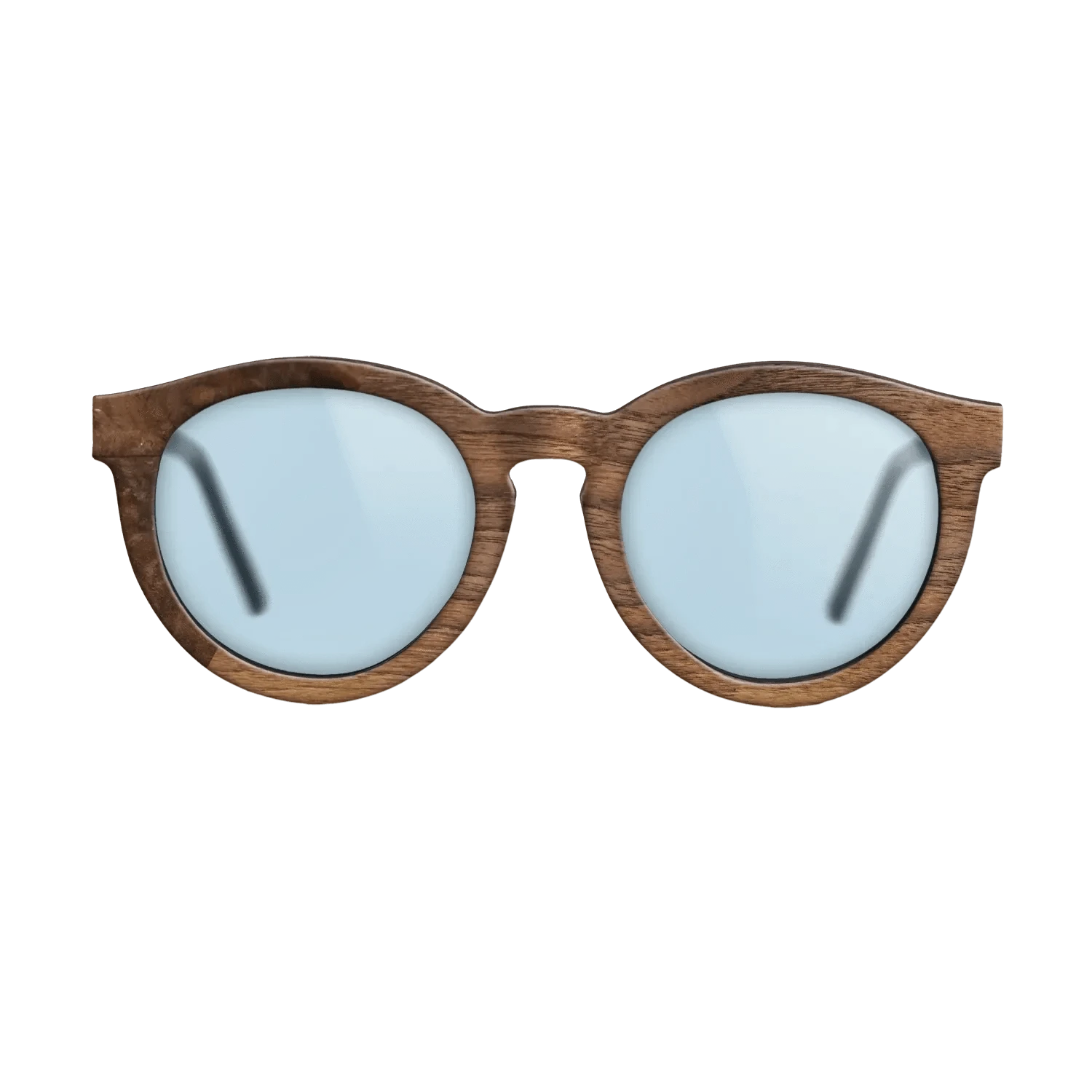 Walnut Claro Light,Walnut Burl: Binary - The Rebel - Round - SIRIS wood optic
