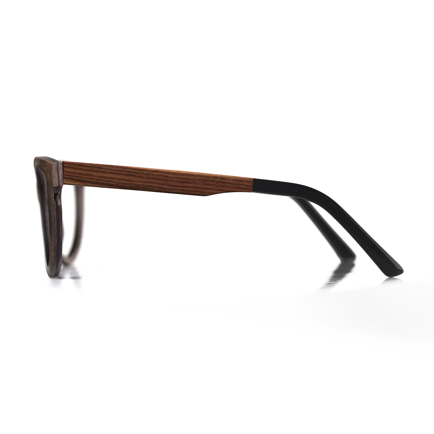 Italian Ebony,Fumed Eucalyptus,Kingwood: Angle Cut - The Hero - Square - 1267 - SIRIS wood optic