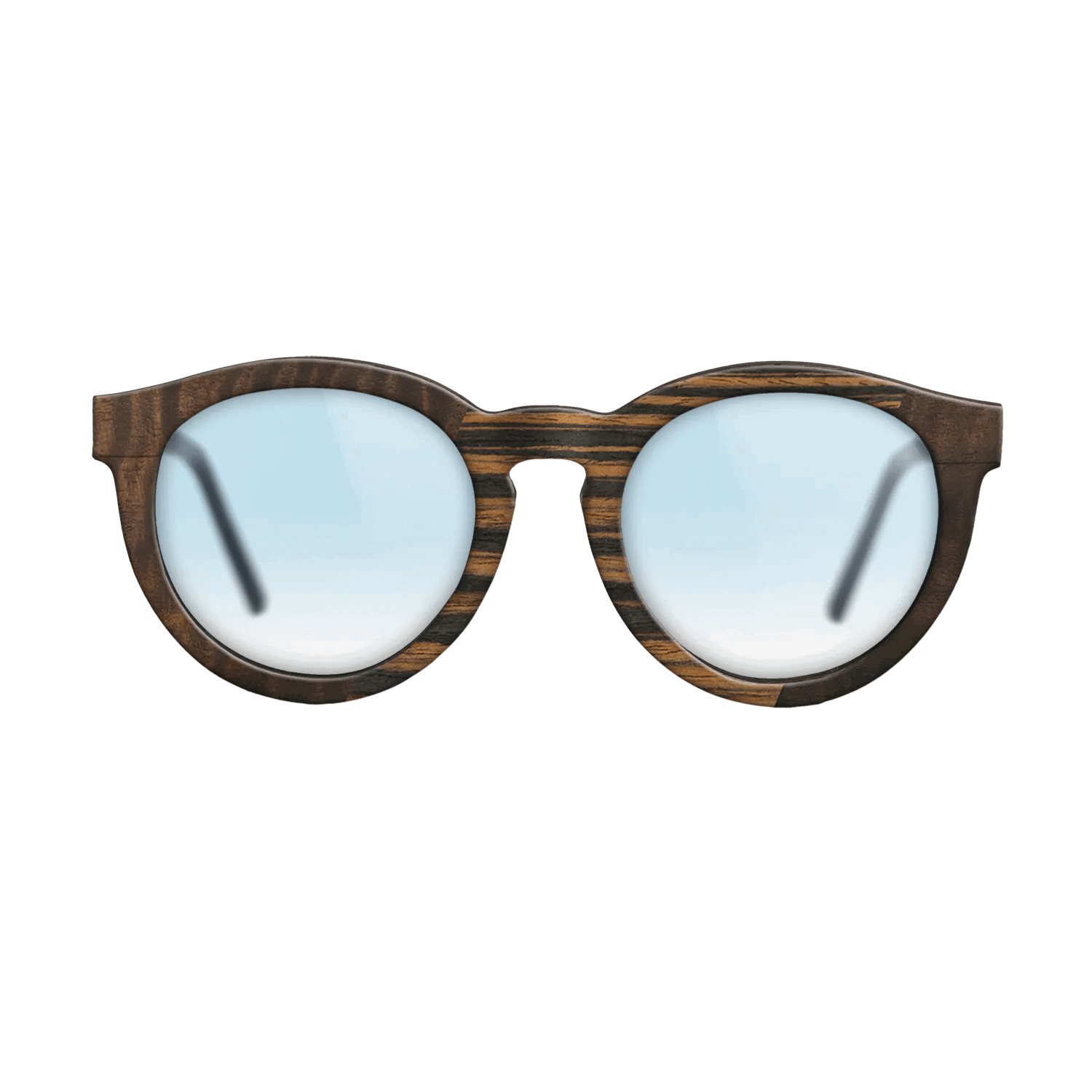 Italian Ebony,Fumed Eucalyptus,Kingwood: Angle Cut - The Rebel - Round - 1267 - SIRIS wood optic