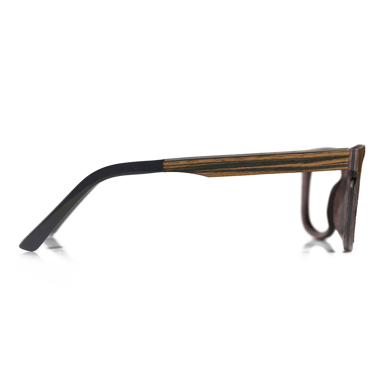 Italian Ebony,Fumed Eucalyptus,Kingwood,Koa: Angle Cut - The Rebel - Round - 1146 - SIRIS wood optic