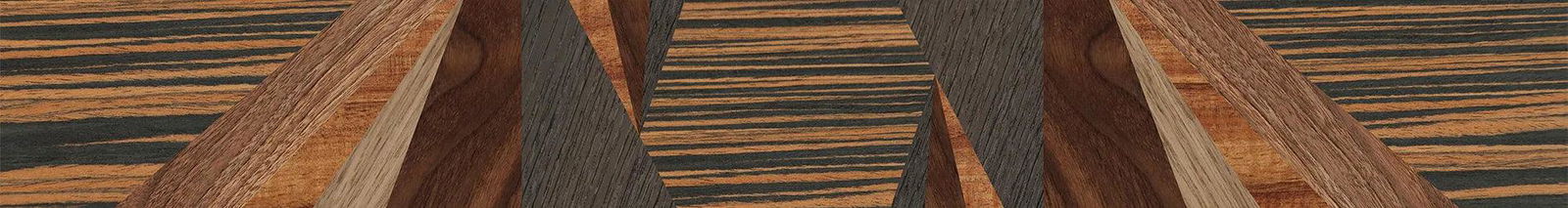 Italian Ebony,Fumed Oak,Koa,Ziricote Dark Quartered,Walnut Claro Light: Fractal - The Hero - Square - SIRIS wood optic