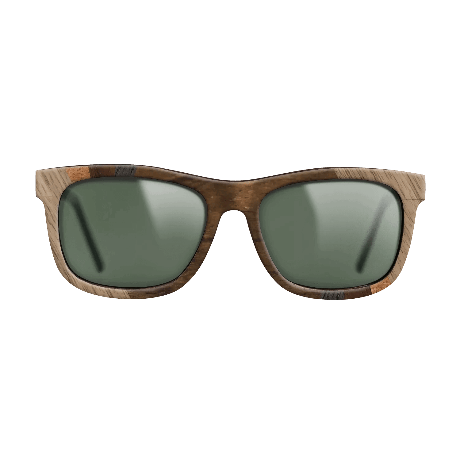 Italian Ebony,Fumed Oak,Koa,Ziricote Dark Quartered,Walnut Claro Light: Fractal - The Hero - Square - SIRIS wood optic