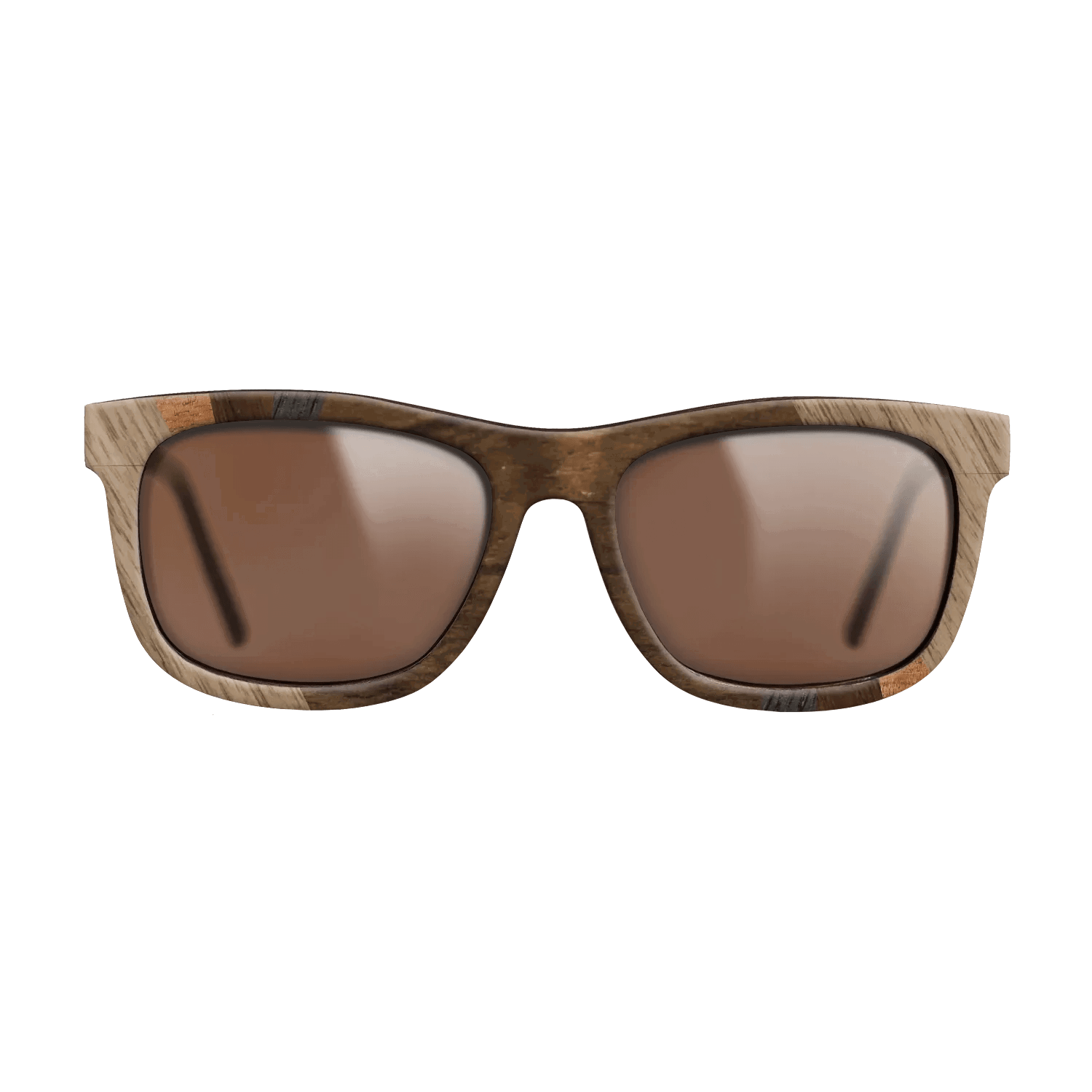 Italian Ebony,Fumed Oak,Koa,Ziricote Dark Quartered,Walnut Claro Light: Fractal - The Hero - Square - SIRIS wood optic