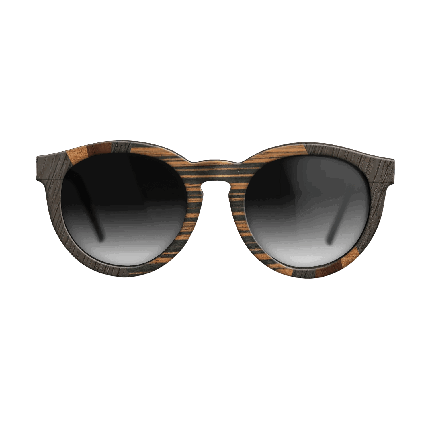 Italian Ebony,Fumed Oak,Koa,Ziricote Dark Quartered,Walnut Claro Light: Fractal - The Rebel - Round - SIRIS wood optic