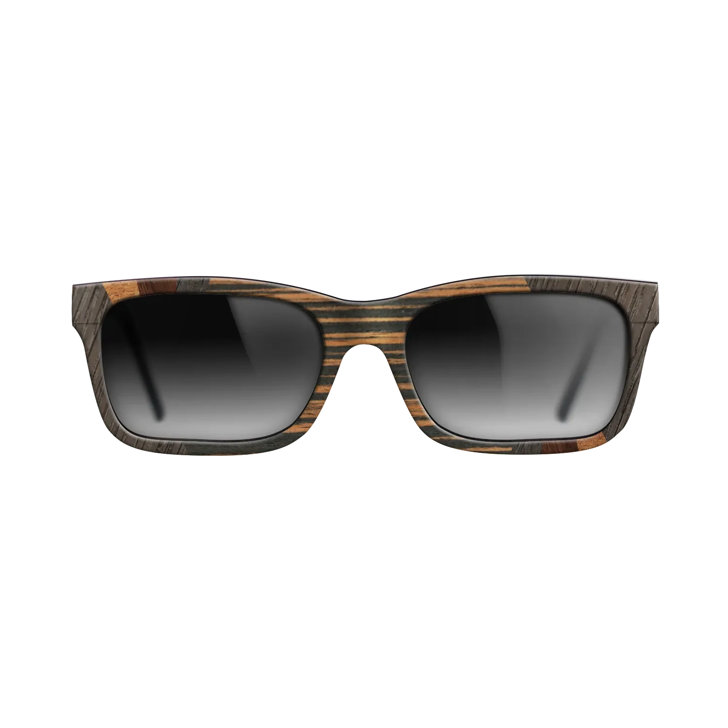 Italian Ebony,Fumed Oak,Koa,Ziricote Dark Quartered,Walnut Claro Light: Fractal - The Sage - Rectangle - SIRIS wood optic