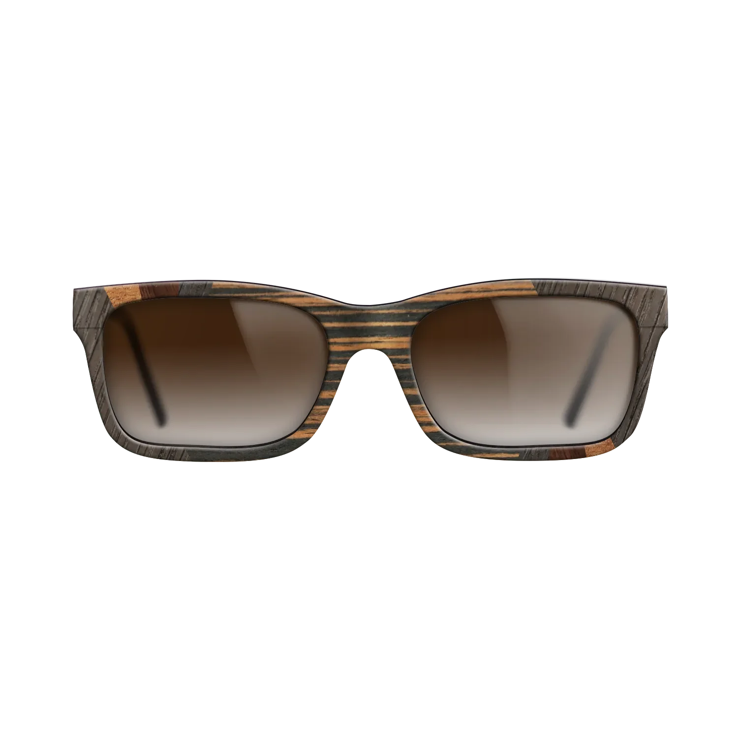 Italian Ebony,Fumed Oak,Koa,Ziricote Dark Quartered,Walnut Claro Light: Fractal - The Sage - Rectangle - SIRIS wood optic