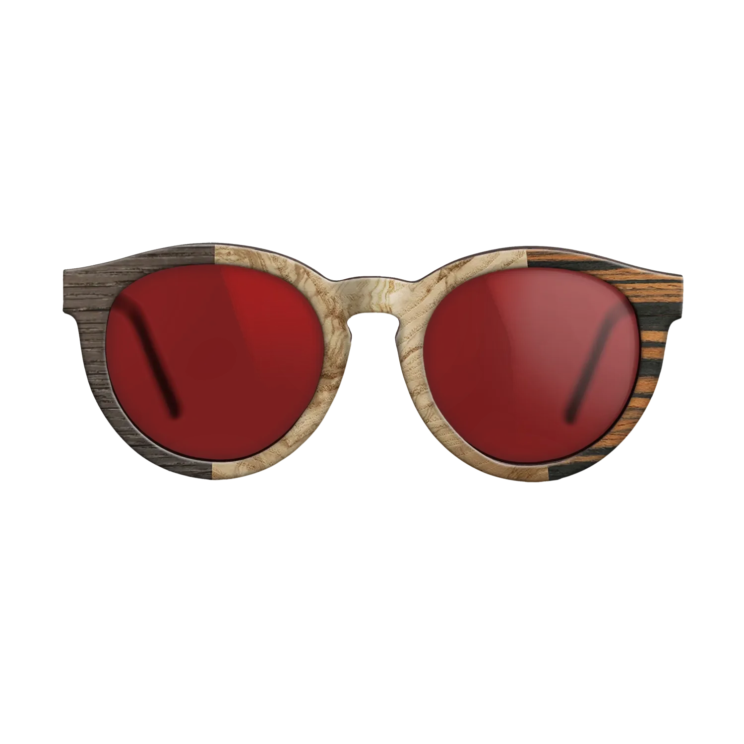 Italian Ebony,Fumed Oak,Olive Burl,Walnut Claro Dark: Patch - The Rebel - Round - 2043 - SIRIS wood optic