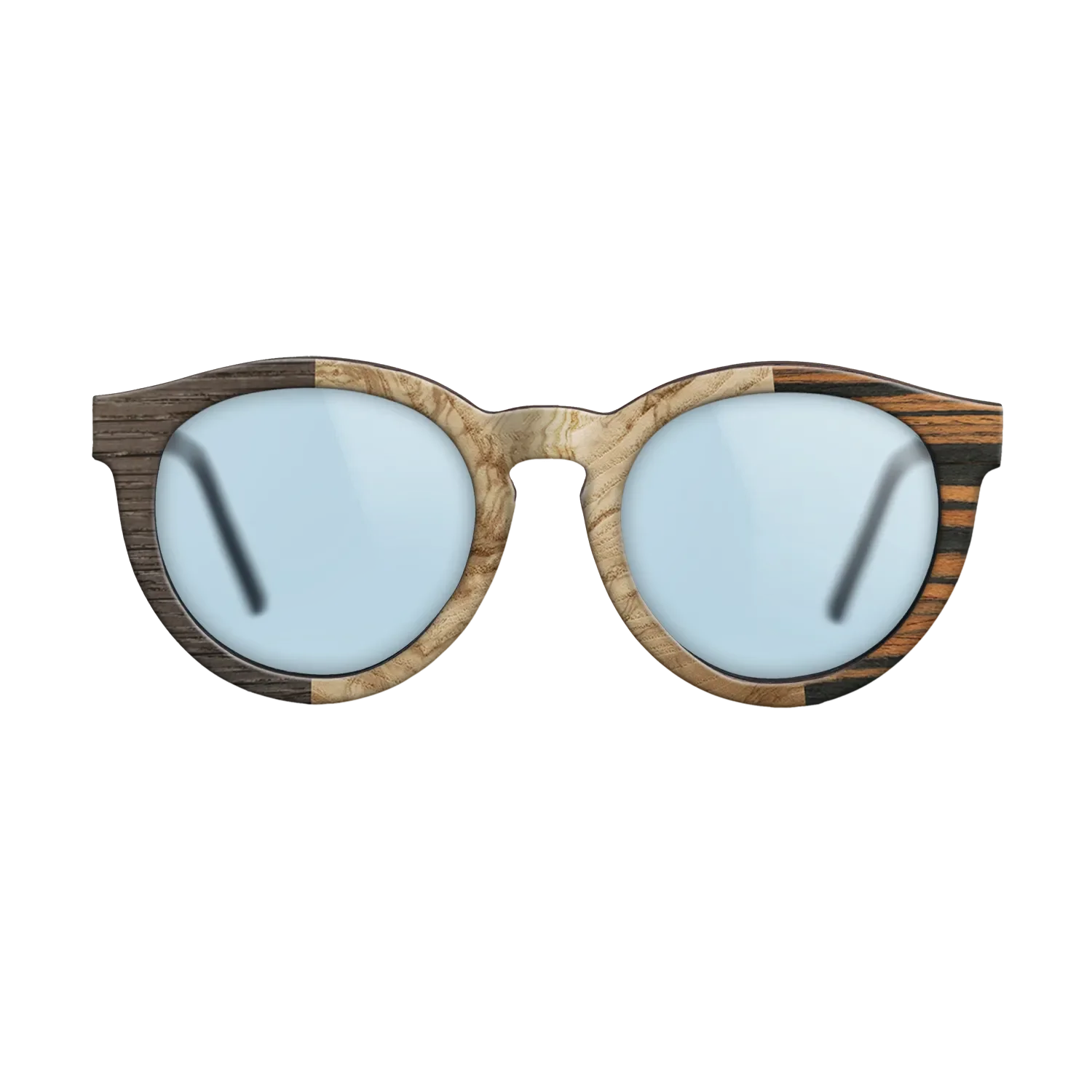 Italian Ebony,Fumed Oak,Olive Burl,Walnut Claro Dark: Patch - The Rebel - Round - 2043 - SIRIS wood optic