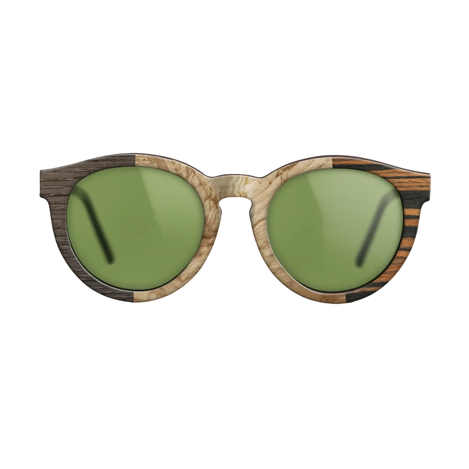 Italian Ebony,Fumed Oak,Olive Burl,Walnut Claro Dark: Patch - The Rebel - Round - 2043 - SIRIS wood optic