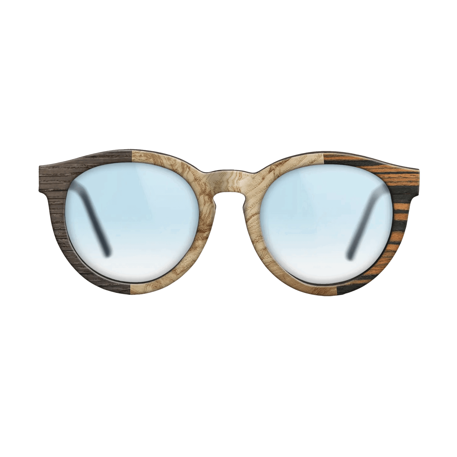 Italian Ebony,Fumed Oak,Olive Burl,Walnut Claro Dark: Patch - The Rebel - Round - 2043 - SIRIS wood optic