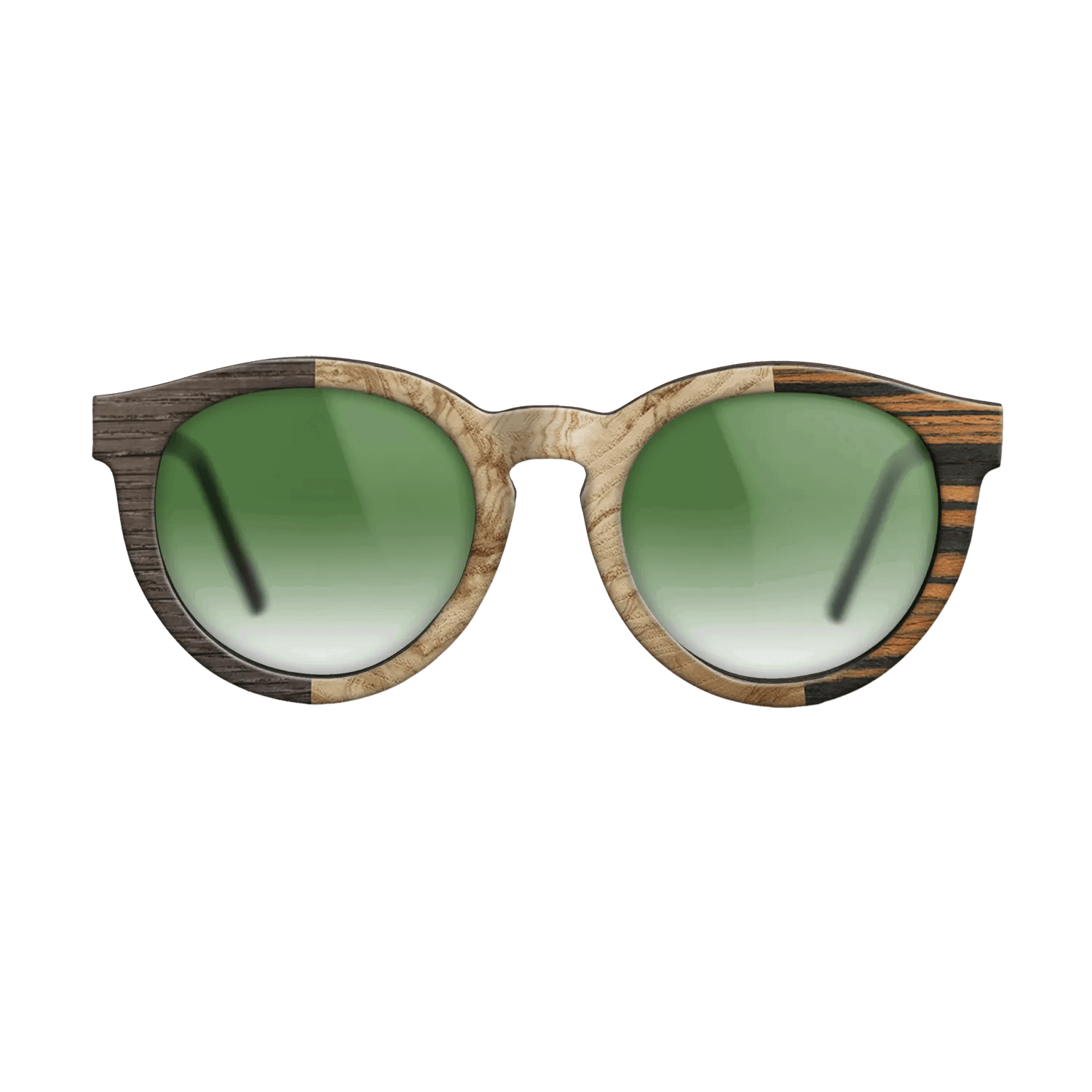 Italian Ebony,Fumed Oak,Olive Burl,Walnut Claro Dark: Patch - The Rebel - Round - 2043 - SIRIS wood optic