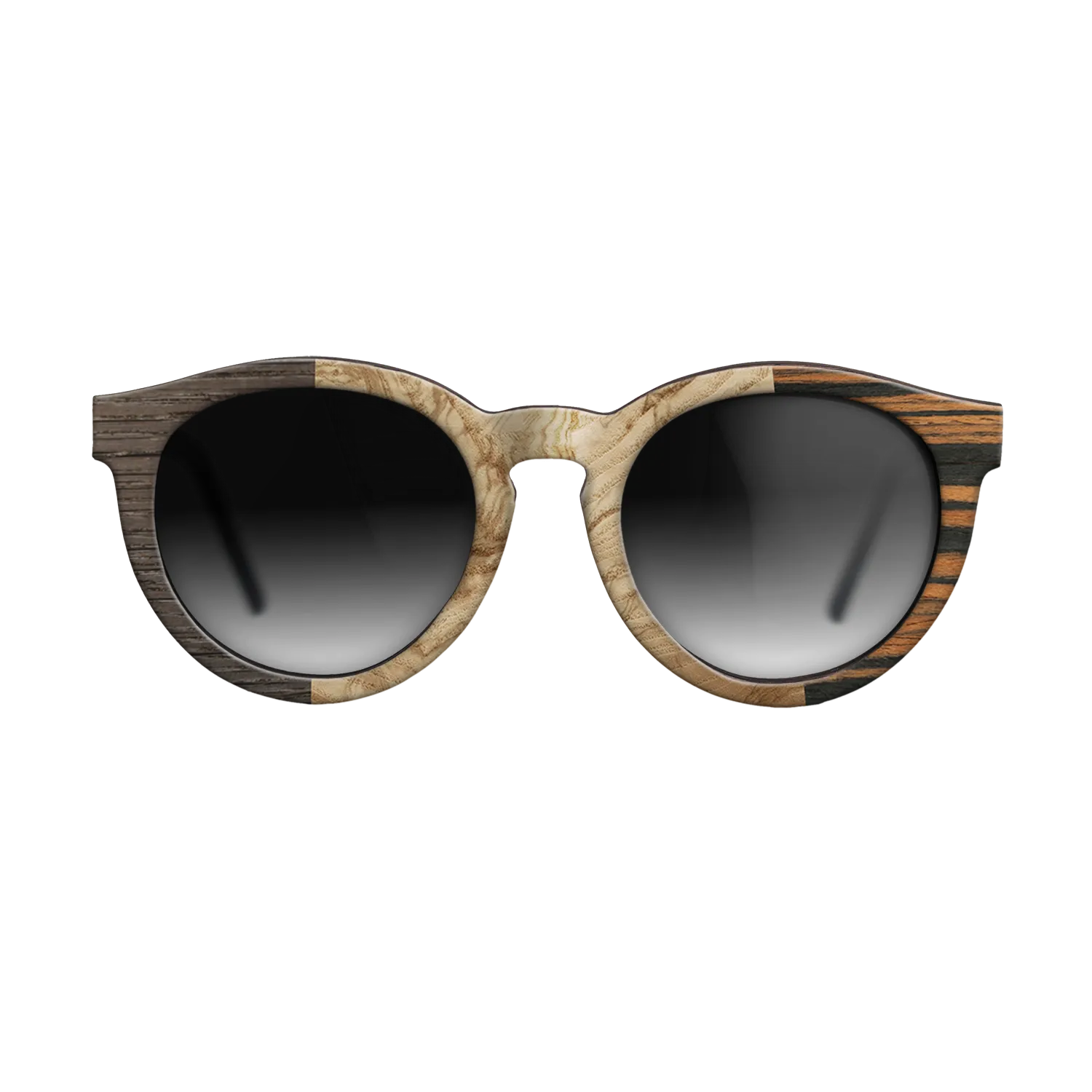 Italian Ebony,Fumed Oak,Olive Burl,Walnut Claro Dark: Patch - The Rebel - Round - 2043 - SIRIS wood optic