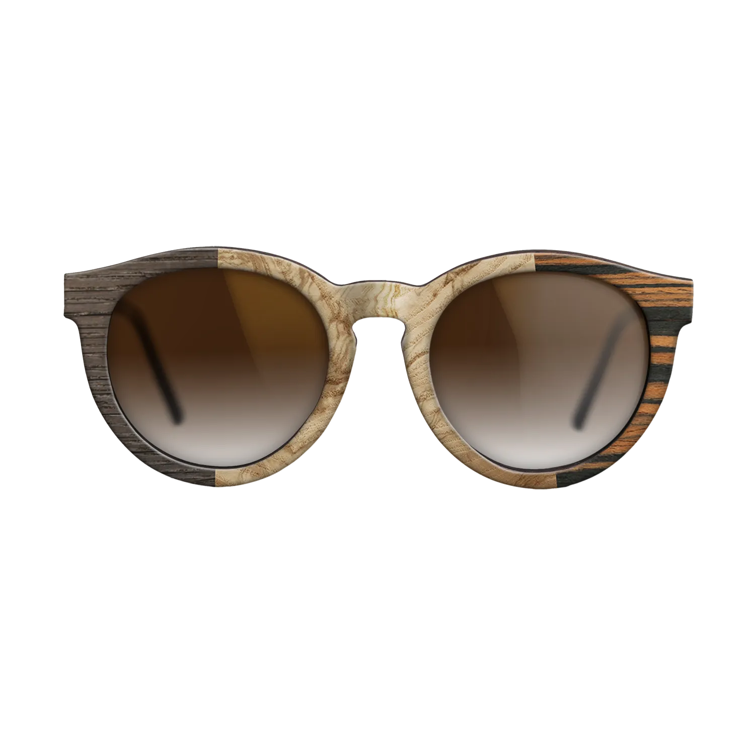 Italian Ebony,Fumed Oak,Olive Burl,Walnut Claro Dark: Patch - The Rebel - Round - 2043 - SIRIS wood optic