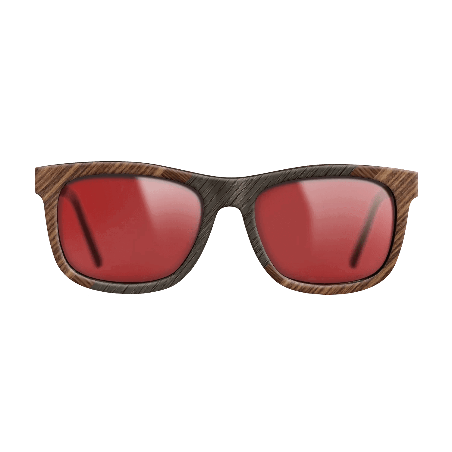 Italian Ebony,Fumed Oak,Rosewood Reconstituted: Angle Cut - The Hero - Square - 1937 - SIRIS wood optic