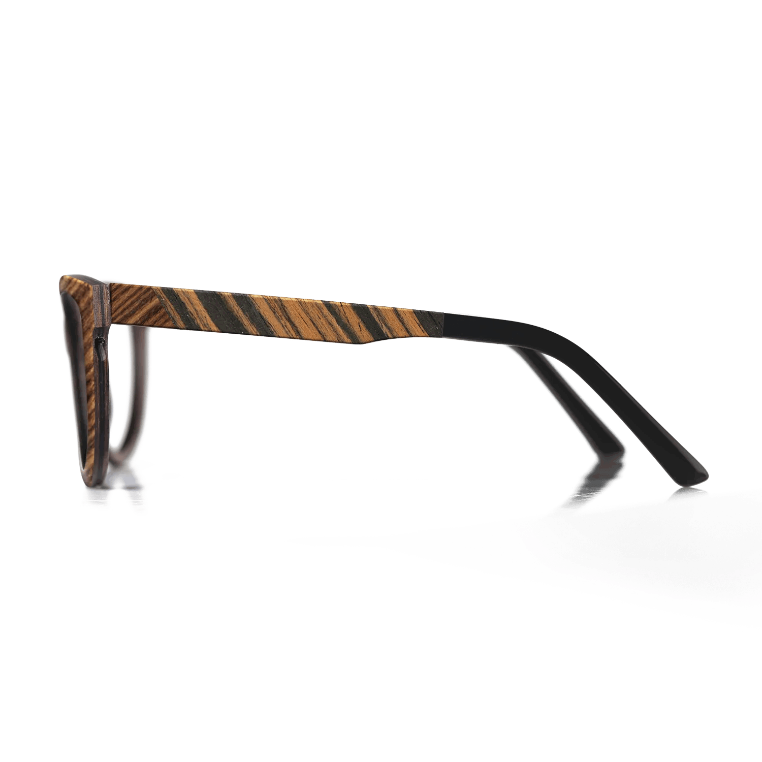 Italian Ebony,Fumed Oak,Rosewood Reconstituted: Angle Cut - The Maiden - Cat - 1937 - SIRIS wood optic