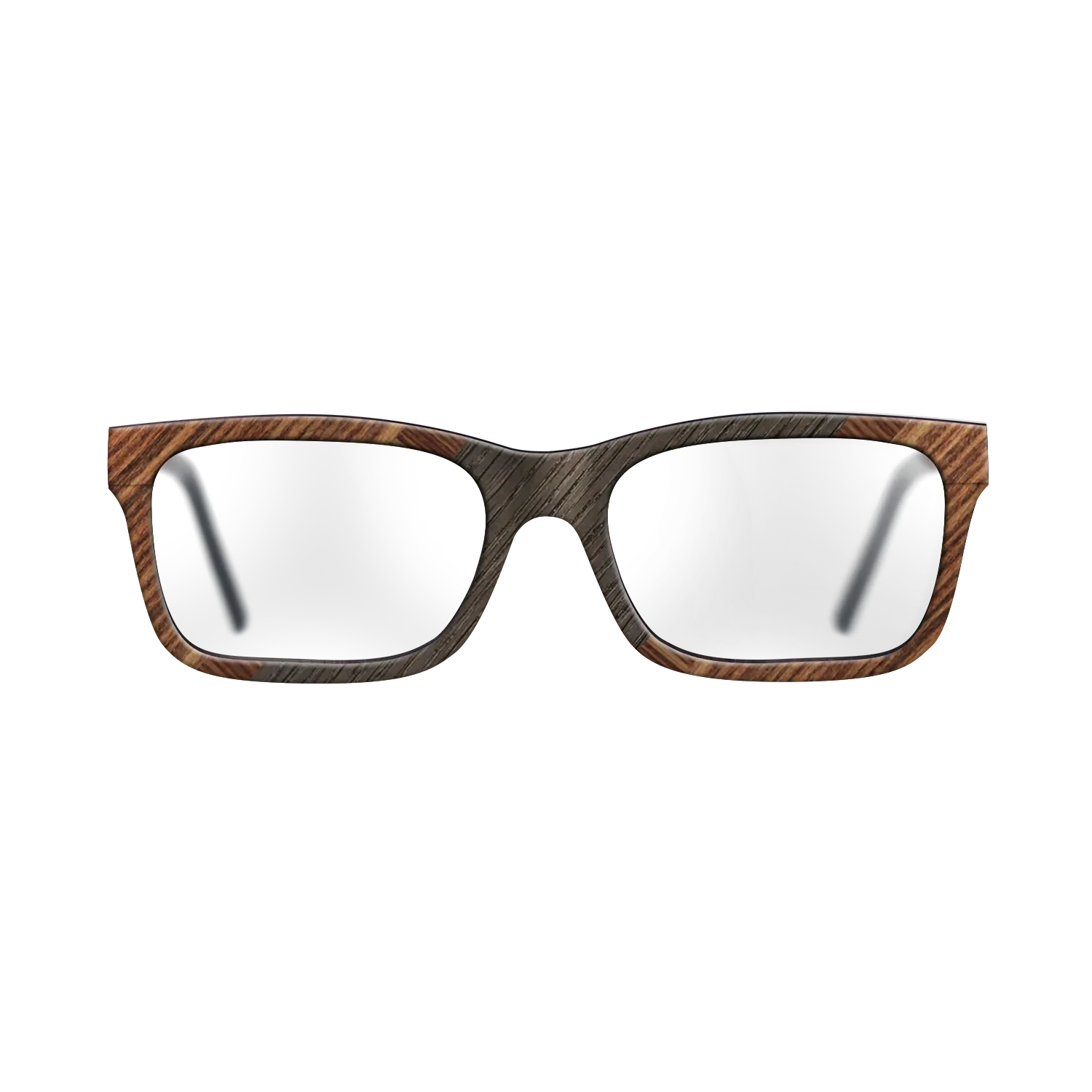 Italian Ebony,Fumed Oak,Rosewood Reconstituted: Angle Cut - The Sage - Rectangle - 1937 - SIRIS wood optic