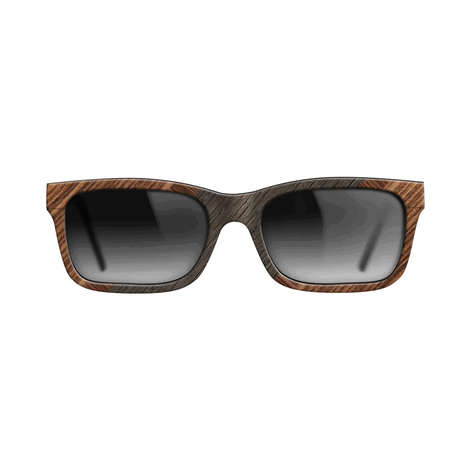 Italian Ebony,Fumed Oak,Rosewood Reconstituted: Angle Cut - The Sage - Rectangle - 1937 - SIRIS wood optic