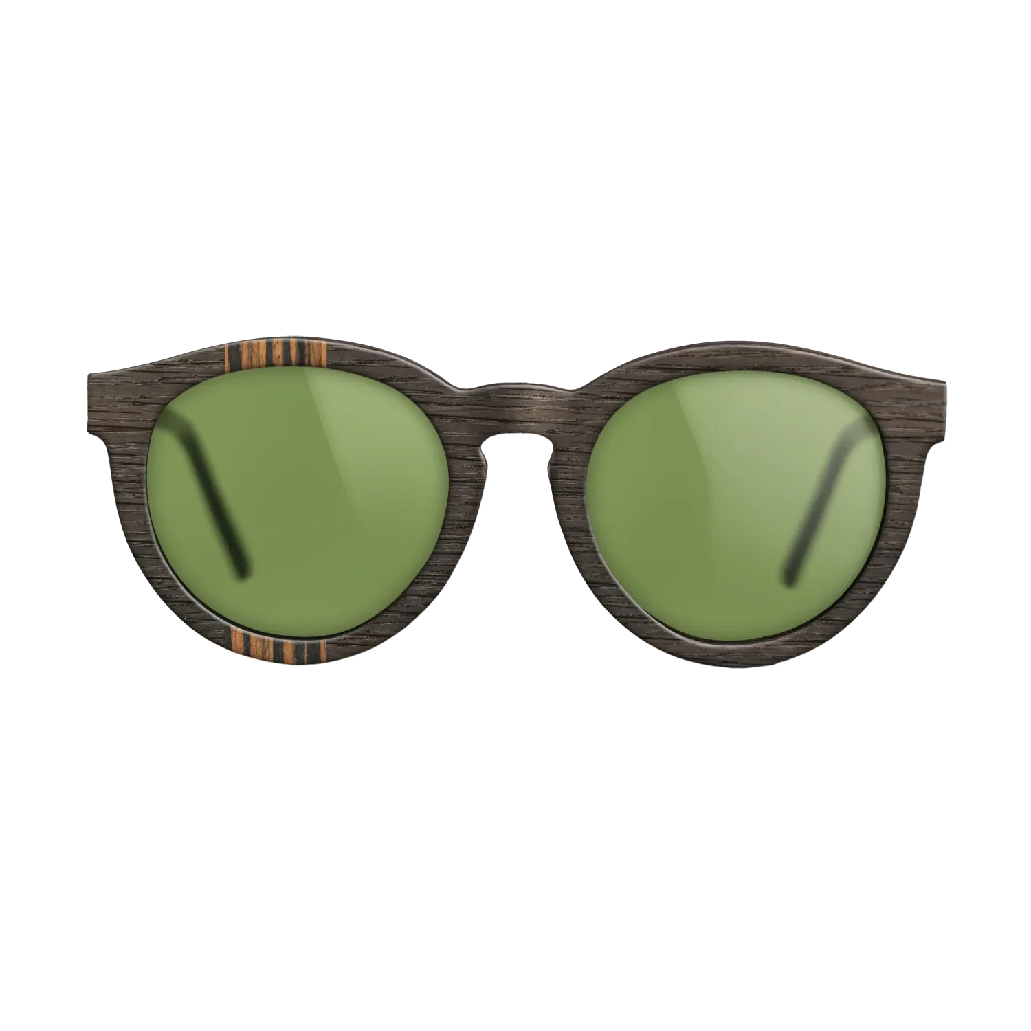 Italian Ebony,Fumed Oak: Splice - The Rebel - Round - SIRIS wood optic