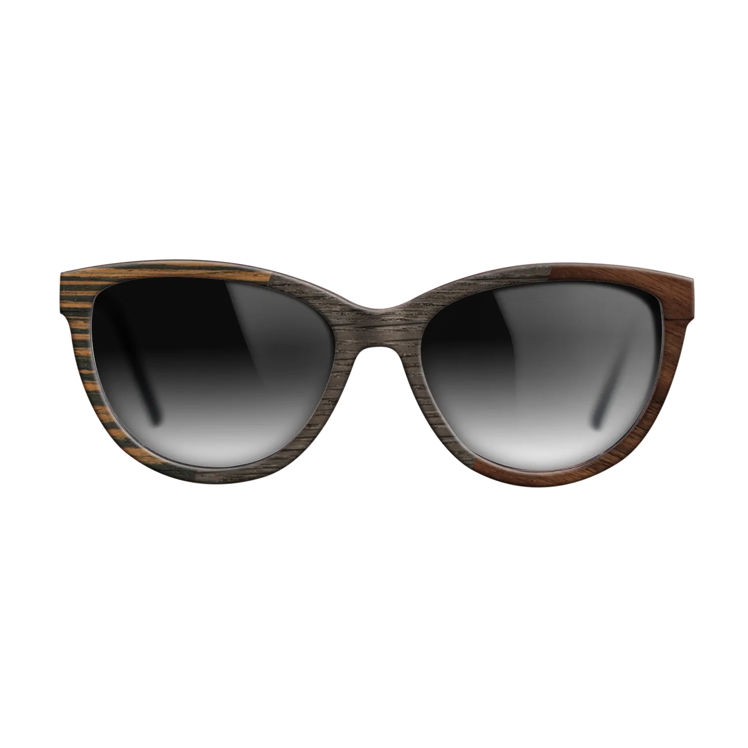 Italian Ebony,Fumed Oak,Walnut Claro Dark: Angle Cut - The Maiden - Cat - 1092 - SIRIS wood optic