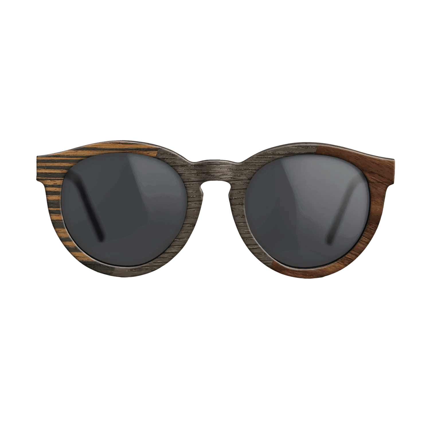 Italian Ebony,Fumed Oak,Walnut Claro Dark: Angle Cut - The Rebel - Round - 1092 - SIRIS wood optic