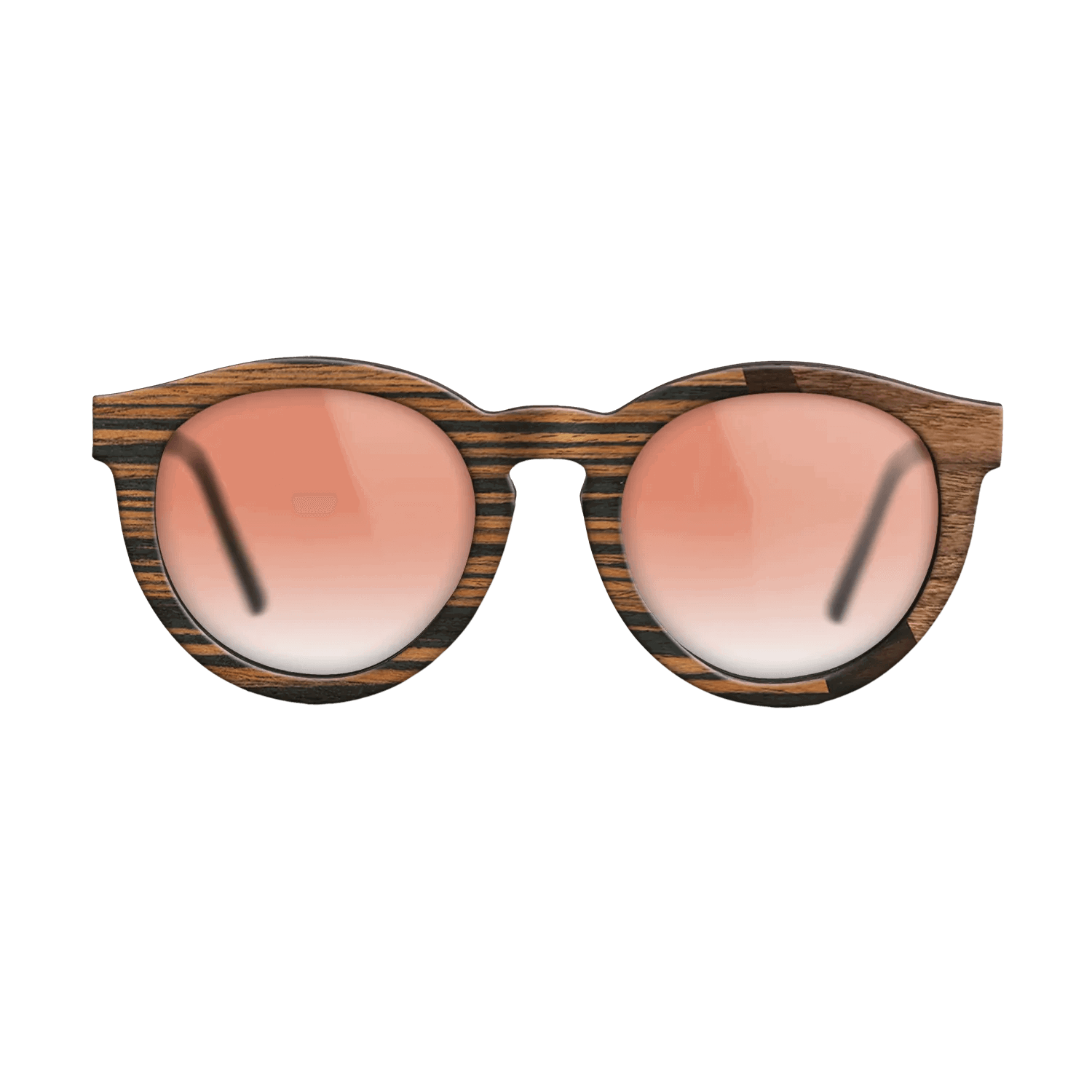 Italian Ebony,Fumed Oak,Walnut Claro Dark: Angle Cut - The Rebel - Round - SIRIS wood optic