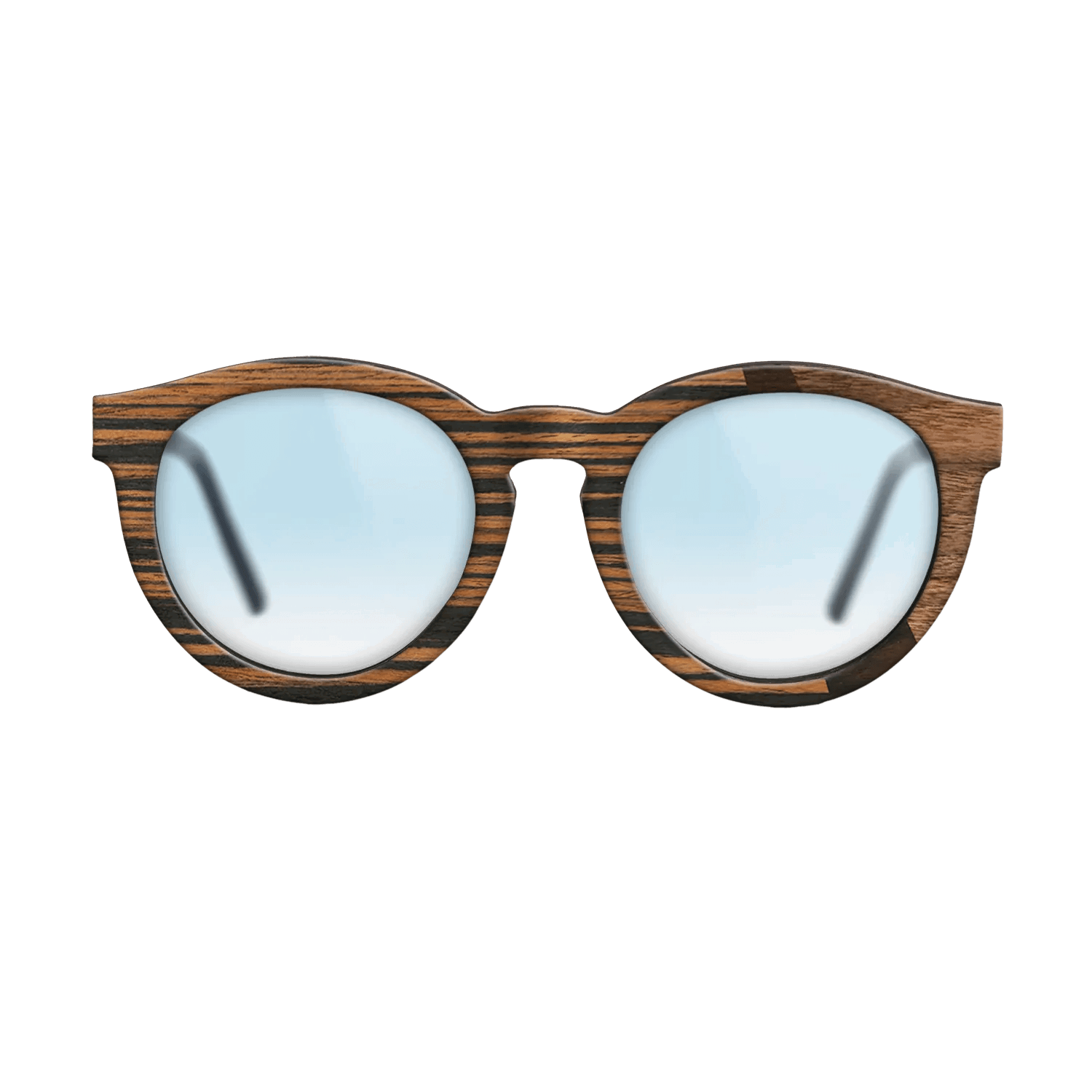 Italian Ebony,Fumed Oak,Walnut Claro Dark: Angle Cut - The Rebel - Round - SIRIS wood optic