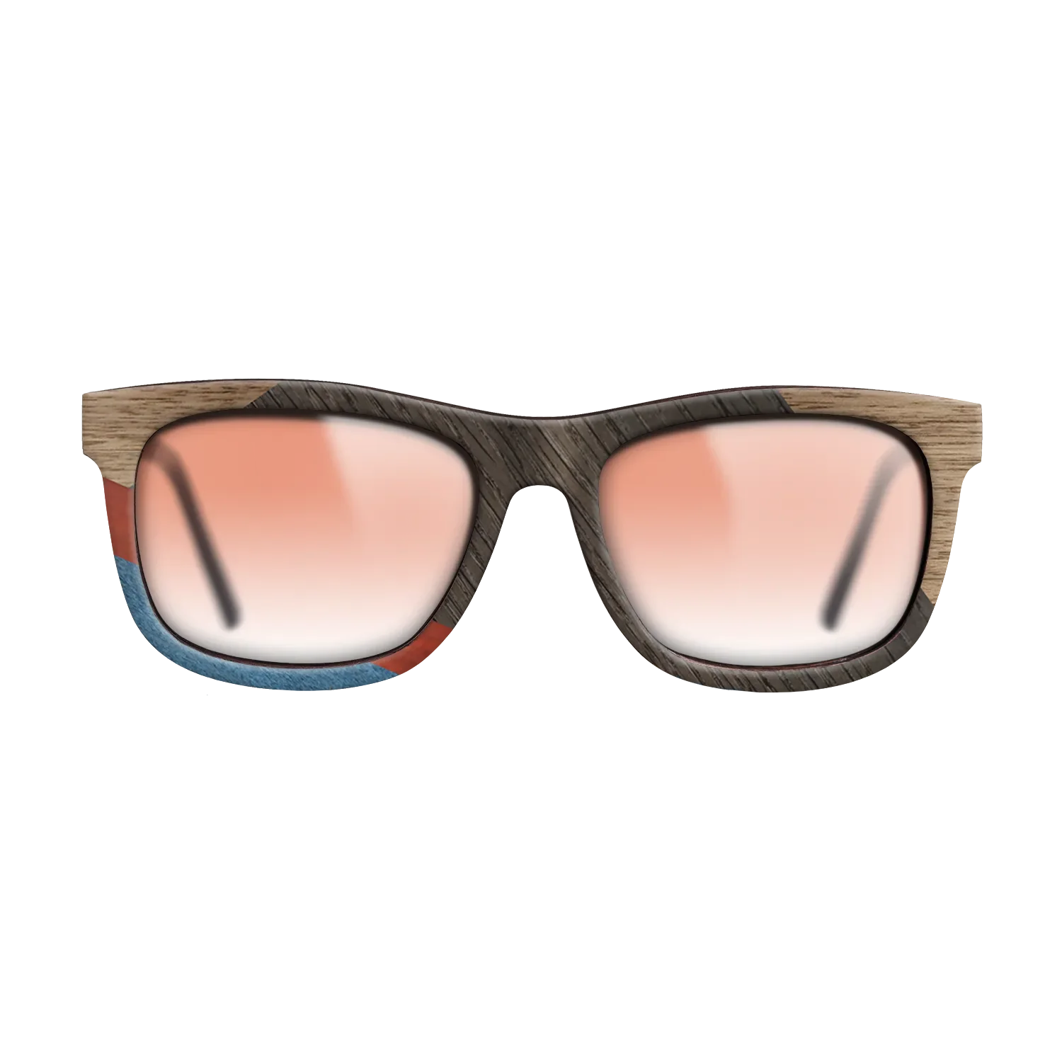 Italian Ebony,Fumed Oak,Walnut: Straight Grain,Poplar Dyed: Red,Poplar Dyed: Blue Denim,Olive Burl: Geometric - The Hero - Square - 1166 - SIRIS wood optic