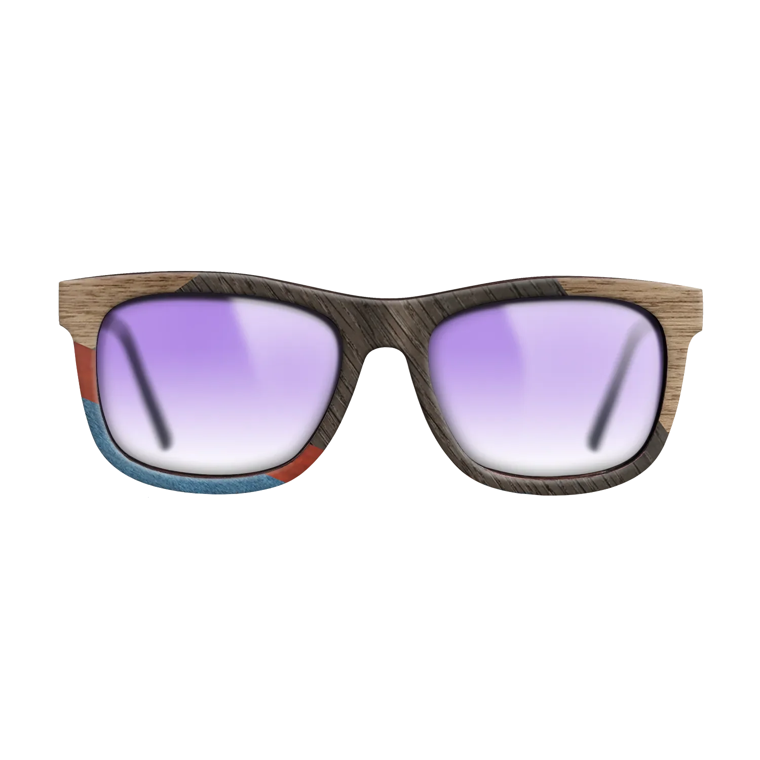 Italian Ebony,Fumed Oak,Walnut: Straight Grain,Poplar Dyed: Red,Poplar Dyed: Blue Denim,Olive Burl: Geometric - The Hero - Square - 1166 - SIRIS wood optic