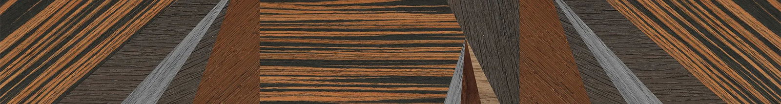 Italian Ebony,Fumed Oak,Wenge,Poplar Dyed: Grey: Fractal - The Hero - Square - SIRIS wood optic