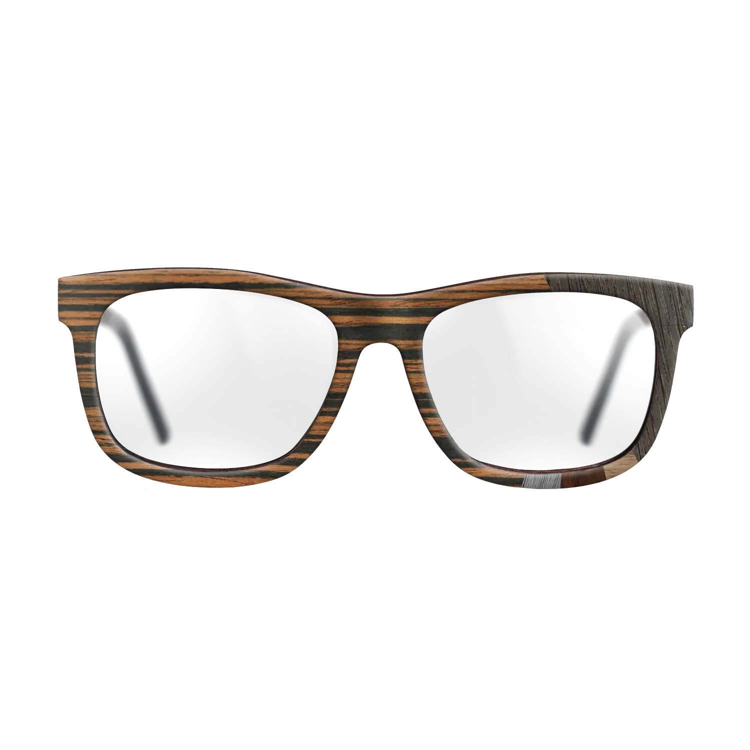 Italian Ebony,Fumed Oak,Wenge,Poplar Dyed: Grey: Fractal - The Hero - Square - SIRIS wood optic