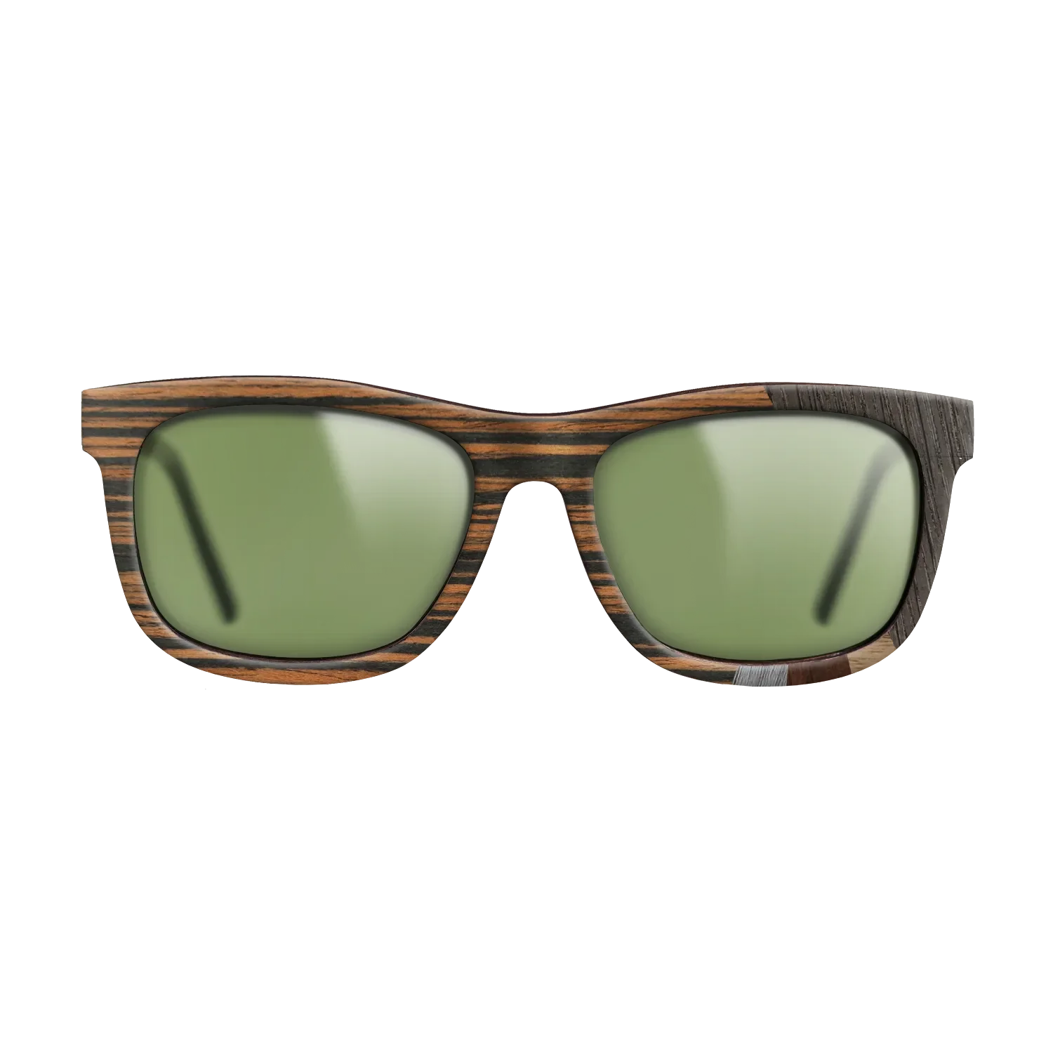 Italian Ebony,Fumed Oak,Wenge,Poplar Dyed: Grey: Fractal - The Hero - Square - SIRIS wood optic