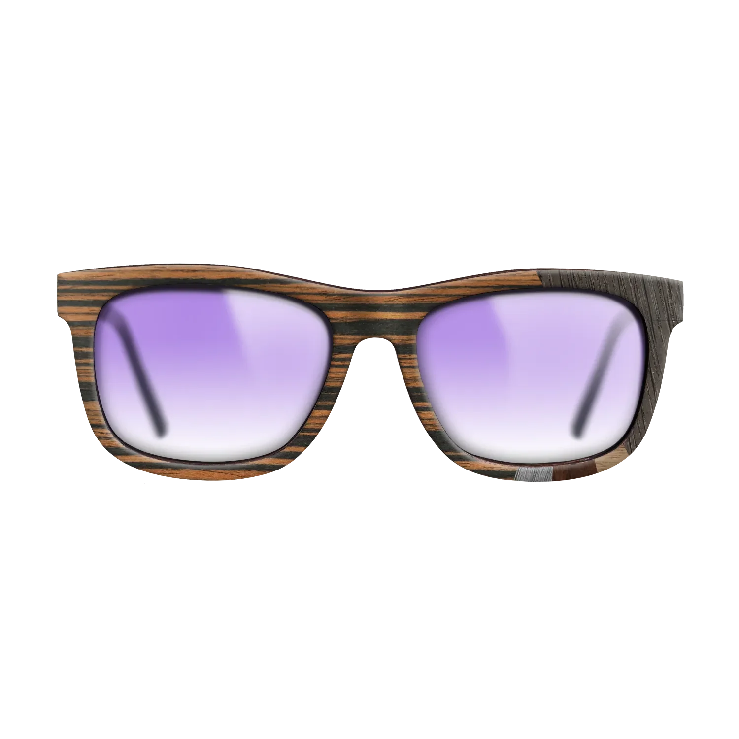 Italian Ebony,Fumed Oak,Wenge,Poplar Dyed: Grey: Fractal - The Hero - Square - SIRIS wood optic