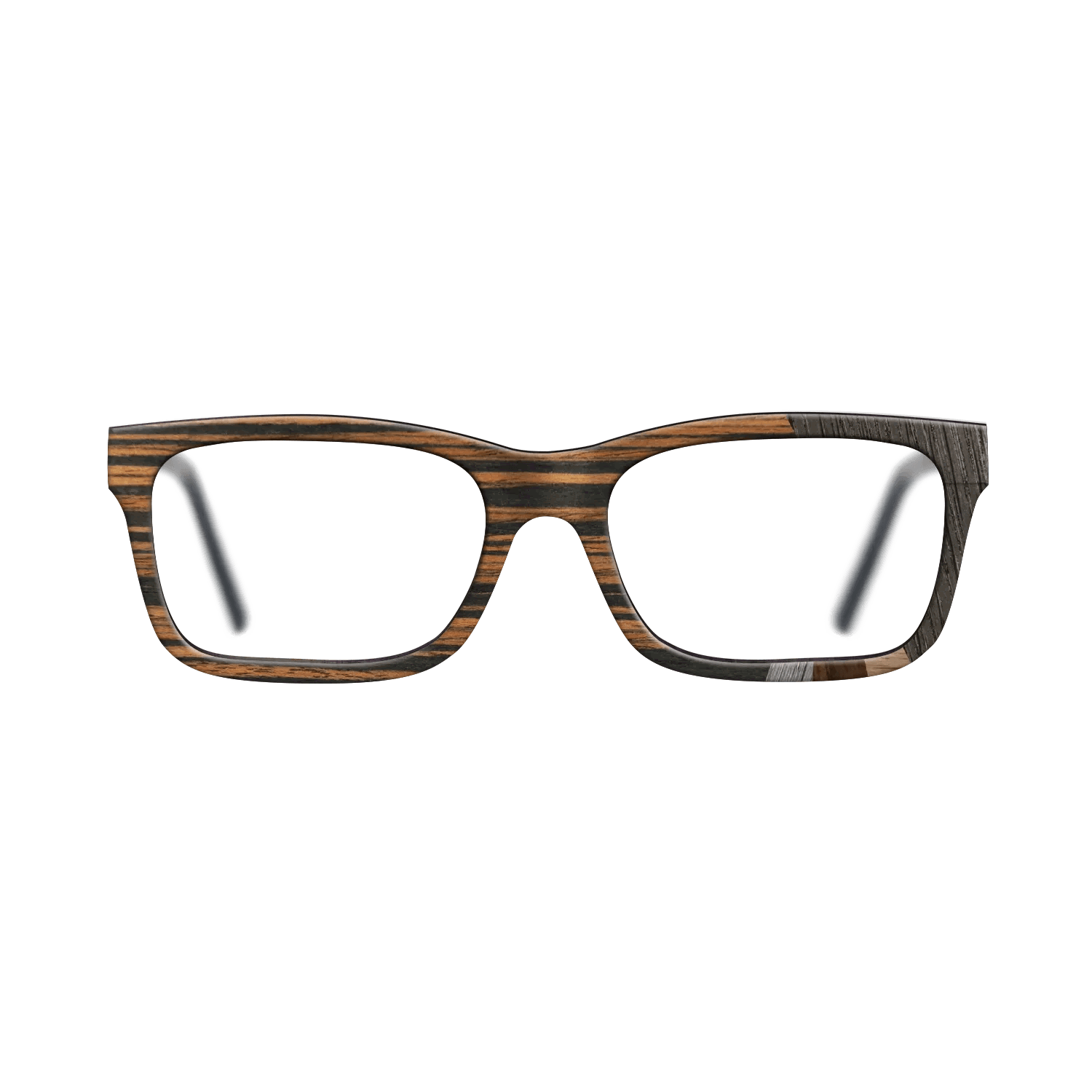 Italian Ebony,Fumed Oak,Wenge,Poplar Dyed: Grey: Fractal - The Sage - Rectangle - SIRIS wood optic