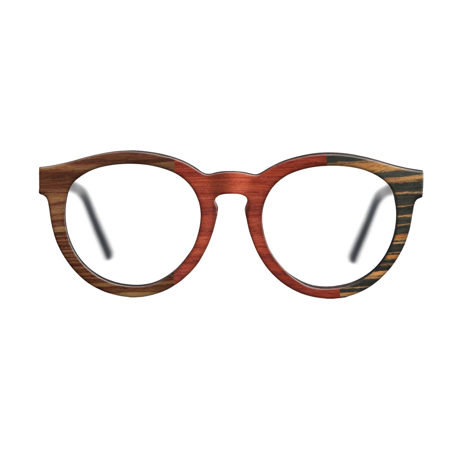 Italian Ebony,Kingwood,Poplar Dyed: Red: Patch - The Rebel - Round - 863 - SIRIS wood optic