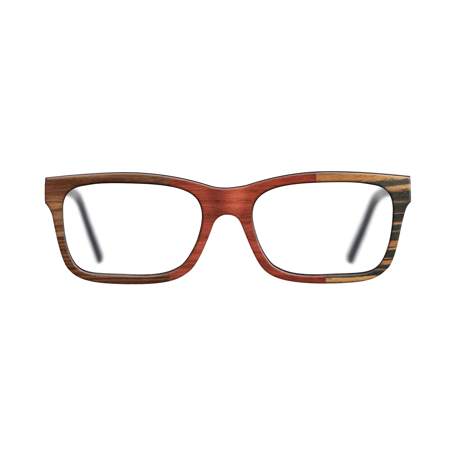Italian Ebony,Kingwood,Poplar Dyed: Red: Patch - The Sage - Rectangle - 863 - SIRIS wood optic